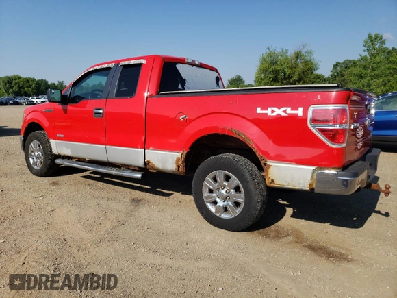 2012 Ford F-150 XL with VIN 1FTFX1ET3CFB11562, listed as a Copart auction lot 63580935 with 168,449 mi miles and Clean title. Bid and sale history available at DreamBid. Image 2.