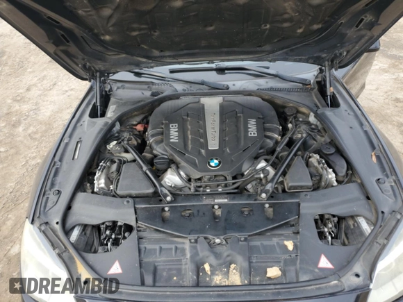 2013 BMW 6 Series 650i xDrive with VIN WBA6B4C57DDG67648, listed as a Copart auction lot 45528485 with 128,785 mi miles and Clean Title. Bid and sale history available at carsss.com. Image 12.