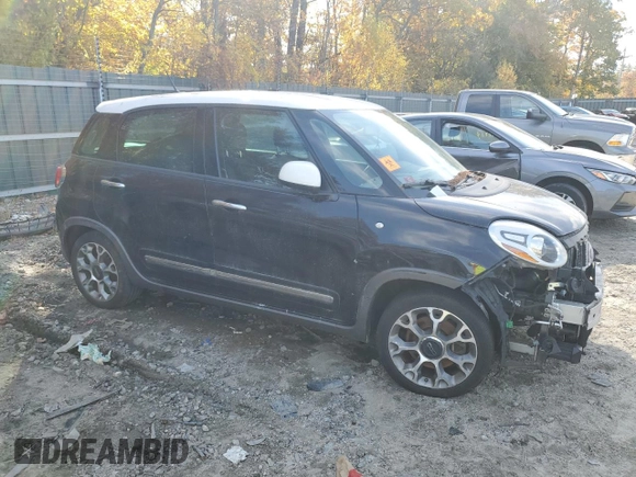 2016 FIAT 500L Trekking with VIN ZFBCFADH9GZ038045, listed as a Copart auction lot 53101935 with 0 mi miles and Non Repairable. Bid and sale history available at carsss.com. Image 4.