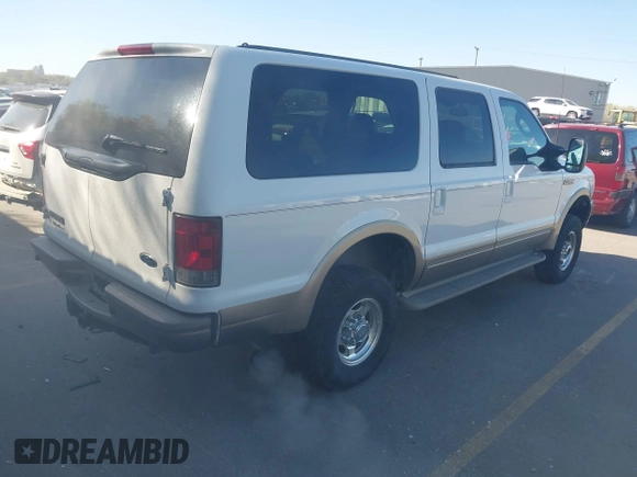 2003 Ford Excursion Eddie Bauer with VIN 1FMSU45PX3EB55961, listed as a IAAI auction lot 42024840 with 284,158 mi miles and . Bid and sale history available at DreamBid. Image 4.