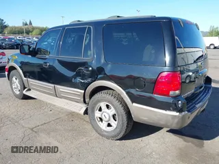 2003 Ford Expedition Eddie Bauer z VIN 1FMFU18L43LC23174, wystawiony jako IAAI lot #42021679 z przebiegiem 240 025 mil mil oraz . Historia ofert i sprzedaży dostępna na DreamBid. Obrazek 3.