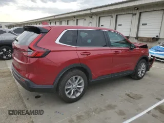 2025 Honda CR-V EX-L with VIN 7FARS4H72SE012296, listed as a Copart auction lot 50928565 with 5,044 mi miles and Salvage Title. Bid and sale history available at DreamBid. Image 3.