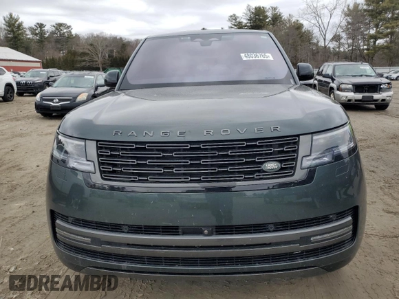 2023 Land Rover Range Rover with VIN SALK1BE71PA024084, listed as a Copart auction lot 48036765 with 17,187 mi miles and Salvage Title. Bid and sale history available at DreamBid. Image 5.