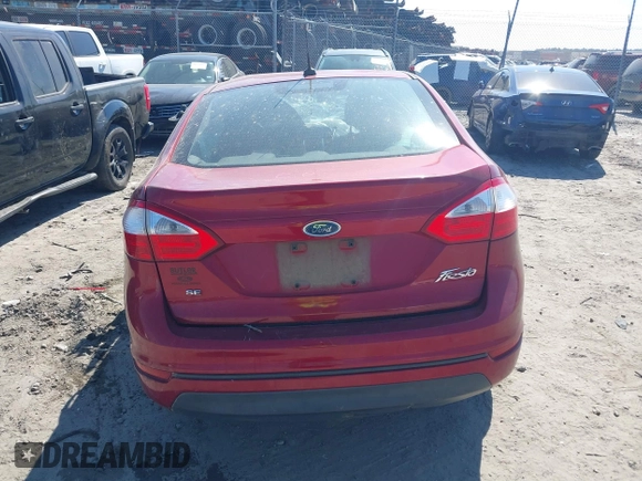 2017 Ford Fiesta SE with VIN 3FADP4BJ5HM153725, listed as a IAAI auction lot 41643113 with 1 mi miles. Bid and sale history available at carsss.com. Image 16.