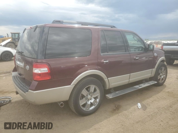 2010 Ford Expedition Eddie Bauer z VIN 1FMJU1J58AEA81659, wystawiony jako Copart lot #60632225 z przebiegiem 183 686 mil mil oraz Szkoda całkowita • Salvage title. Historia ofert i sprzedaży dostępna na DreamBid. Obrazek 3.
