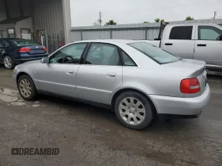 2001 Audi A4 с VIN WAUDH68D01A143477, выставлен на аукционе Copart как лот 72391954 с пробегом 265 263 миль миль и Списание • Salvage title. История ставок и продаж доступна на DreamBid. Изображение 2.
