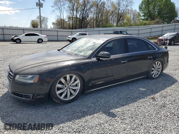 2016 Audi A8 3.0T with VIN WAU34AFD3GN012008, listed as a Copart auction lot 50212195 with 174,527 mi miles and Clean title. Bid and sale history available at DreamBid. Image 1.