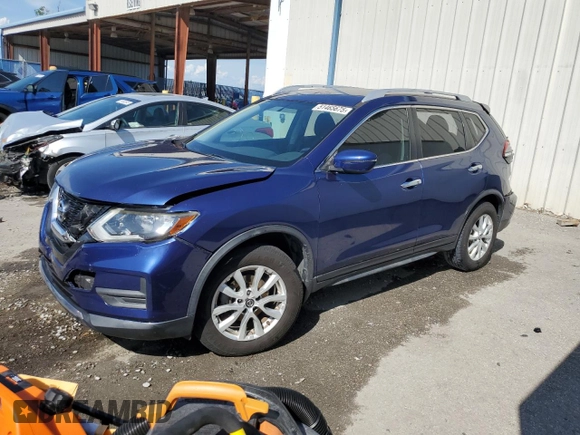 2017 Nissan Rogue S with VIN JN8AT2MT0HW139019, listed as a Copart auction lot 51465675 with 99,286 mi miles and Salvage Title. Bid and sale history available at carsss.com. Image 1.