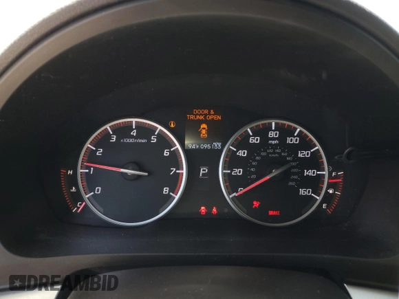 2017 Acura ILX Premium with VIN 19UDE2F88HA015459, listed as a Copart auction lot 60733435 with 95,133 mi miles and Salvage title. Bid and sale history available at DreamBid. Image 9.