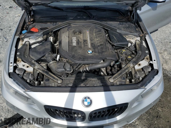 2017 BMW 2 Series M240i xDrive with VIN WBA2L3C34HV667706, listed as a Copart auction lot 68152784 with 77,788 mi miles and Salvage Title. Bid and sale history available at carsss.com. Image 11.