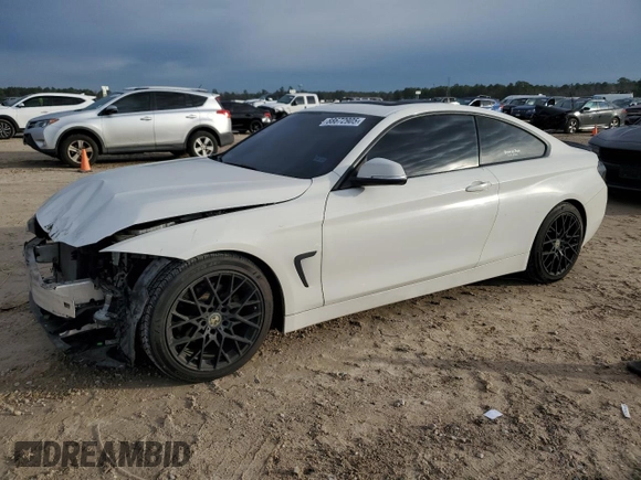 2015 BMW 4 Series 428i with VIN WBA3N3C54FK233185, listed as a Copart auction lot 88672905 with 120,317 mi miles and Salvage Title. Bid and sale history available at DreamBid. Image 1.