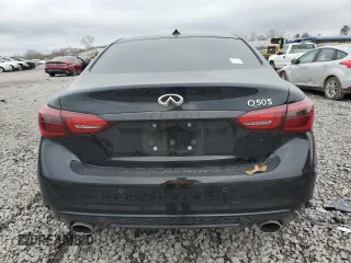 2020 Infiniti Q50 3.0t SPORT with VIN JN1EV7AP7LM205102, listed as a Copart auction lot 43652135 with 68,075 mi miles and Salvage Title. Bid and sale history available at carsss.com. Image 6.