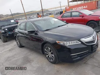 2015 Acura TLX Technology z VIN 19UUB1F54FA010751, wystawiony jako IAAI lot #41882335 z przebiegiem 101 249 mil mil oraz . Historia ofert i sprzedaży dostępna na DreamBid. Obrazek 1.