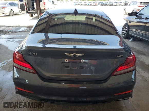 2020 Genesis G70 2.0T z VIN KMTG64LA5LU059925, wystawiony jako Copart lot #57105395 z przebiegiem 73 950 mil mil oraz Nie do naprawy • Non repairable. Historia ofert i sprzedaży dostępna na DreamBid. Obrazek 6.