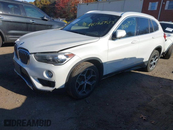 2019 BMW X1 xDrive28i with VIN WBXHT3C57K5L89697, listed as a IAAI auction lot 40729513 with 46,319 mi miles and . Bid and sale history available at DreamBid. Image 2.