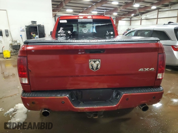 2010 Dodge 1500 TRX with VIN 1D7RV1GT5AS224052, listed as a Copart auction lot 44751335 with 145,212 mi miles and Clean Title. Bid and sale history available at carsss.com. Image 6.