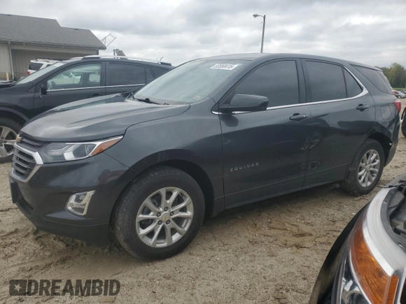 2020 Chevrolet Equinox LT with VIN 2GNAXUEV3L6112287, listed as a Copart auction lot 53550415 with 103,925 mi miles and Salvage Title. Bid and sale history available at DreamBid. Image 1.