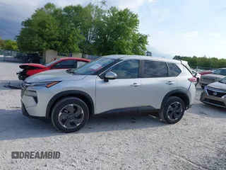 2025 Nissan Rogue SV with VIN 5N1BT3BA2SC808953, listed as a IAAI auction lot 42045667 with 6,717 mi miles and . Bid and sale history available at carsss.com. Image 14.