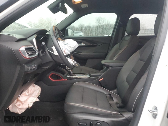 2022 Chevrolet TrailBlazer RS with VIN KL79MUSL4NB082771, listed as a Copart auction lot 46889335 with 81,296 mi miles and Salvage Title. Bid and sale history available at DreamBid. Image 7.