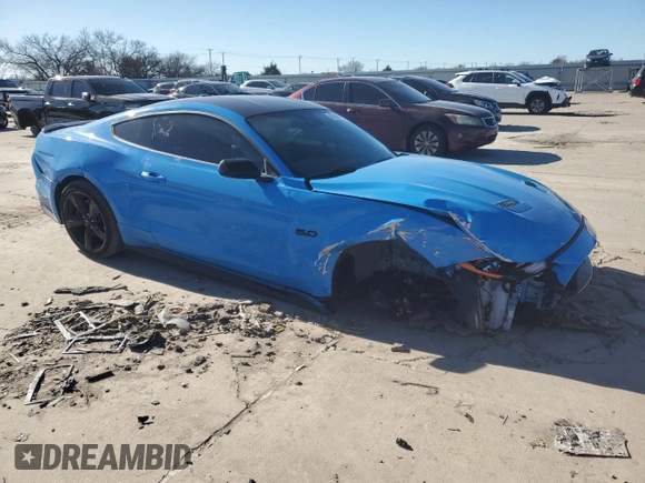 2022 Ford Mustang GT with VIN 1FA6P8CF9N5142738, listed as a Copart auction lot 87219814 with 30,805 mi miles and Salvage Title. Bid and sale history available at DreamBid. Image 4.