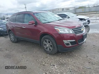 2015 Chevrolet Traverse LT with VIN 1GNKVHKD1FJ255517, listed as a IAAI auction lot 42157358 with 175,236 mi miles and . Bid and sale history available at DreamBid. Image 1.