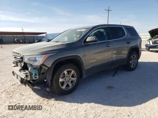 2019 GMC Acadia SLE with VIN 1GKKNKLA9KZ266629, listed as a Copart auction lot 46946115 with 107,122 mi miles and Salvage Title. Bid and sale history available at carsss.com. Image 1.