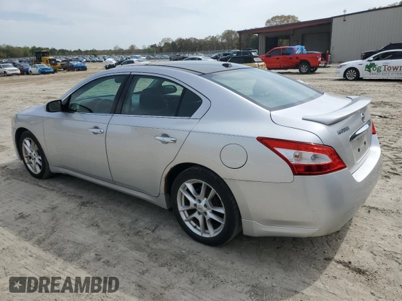 2011 Nissan Maxima SV with VIN 1N4AA5AP9BC861601, listed as a Copart auction lot 52743865 with 149,987 mi miles and Salvage Title. Bid and sale history available at DreamBid. Image 2.