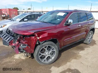 2019 Jeep Grand Cherokee Limited with VIN 1C4RJFBG8KC786522, listed as a IAAI auction lot 41481426 with 33,569 mi miles. Bid and sale history available at carsss.com. Image 17.