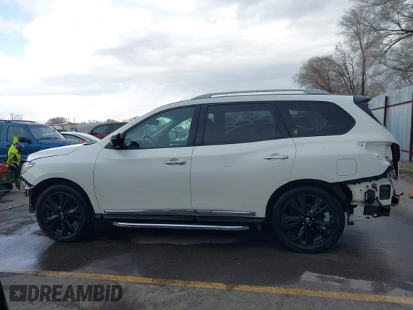 2017 Nissan Pathfinder S with VIN 5N1DR2MM6HC660212, listed as a IAAI auction lot 41905628 with 123,669 mi miles and . Bid and sale history available at DreamBid. Image 15.