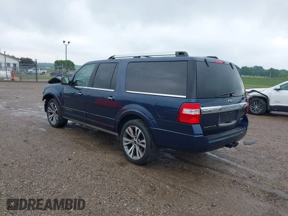 2015 Ford Expedition Max Platinum with VIN 1FMJK1MT7FEF36847, listed as a IAAI auction lot 42366852 with 153,552 mi miles and . Bid and sale history available at DreamBid. Image 3.