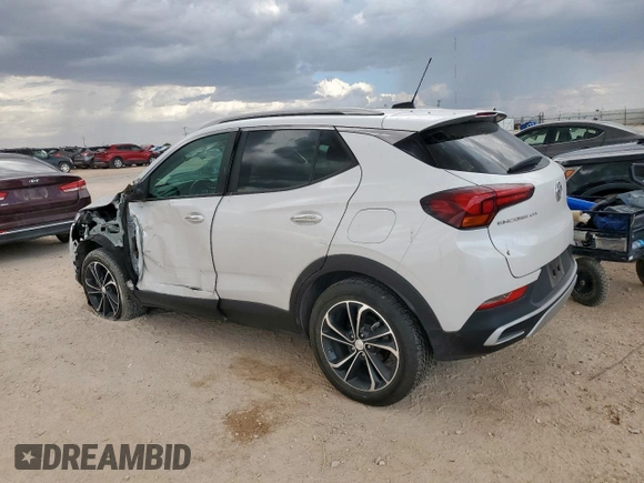 2021 Buick Encore GX Select with VIN KL4MMDSL0MB069411, listed as a Copart auction lot 62784845 with 51,807 mi miles and Salvage title. Bid and sale history available at DreamBid. Image 2.