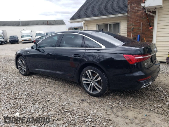 2019 Audi A6 Premium with VIN WAUK2AF24KN064126, listed as a Copart auction lot 53026015 with 55,664 mi miles and Salvage Title. Bid and sale history available at carsss.com. Image 2.