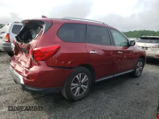 2019 Nissan Pathfinder SV z VIN 5N1DR2MNXKC592996, wystawiony jako Copart lot #54601215 z przebiegiem 63 041 mil mil oraz Szkoda całkowita • Salvage title. Historia ofert i sprzedaży dostępna na DreamBid. Obrazek 3.