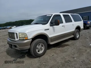 2004 Ford Excursion Eddie Bauer z VIN 1FMSU45P54EA29671, wystawiony jako Copart lot #58798175 z przebiegiem 261 558 mil mil oraz Czysty tytuł • Clean title. Historia ofert i sprzedaży dostępna na DreamBid. Obrazek 1.