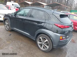 2021 Hyundai Kona Limited with VIN KM8K3CA54MU730192, listed as a IAAI auction lot 41102025 with 77,885 mi miles. Bid and sale history available at carsss.com. Image 3.