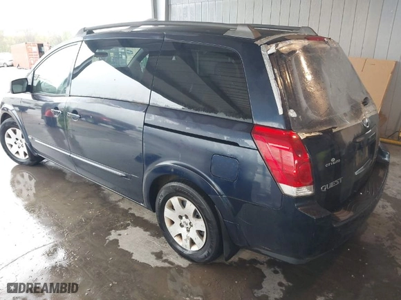 2006 Nissan Quest S Special Edition with VIN 5N1BV28U96N121727, listed as a IAAI auction lot 41928469 with 1 mi miles. Bid and sale history available at carsss.com. Image 3.