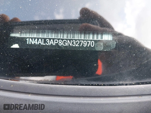 2016 Nissan Altima S z VIN 1N4AL3AP8GN327970, wystawiony jako IAAI lot #42433772 z przebiegiem 166 483 mil mil oraz . Historia ofert i sprzedaży dostępna na DreamBid. Obrazek 9.