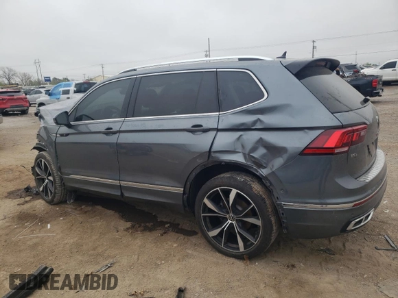 2024 Volkswagen Tiguan SEL R-Line with VIN 3VV4B7AX7RM158394, listed as a Copart auction lot 51044755 with 5,566 mi miles and Salvage title. Bid and sale history available at DreamBid. Image 2.