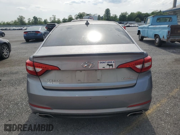 2015 Hyundai Sonata Sport with VIN 5NPE34AF8FH126531, listed as a Copart auction lot 56660495 with 132,099 mi miles and Salvage title. Bid and sale history available at DreamBid. Image 6.