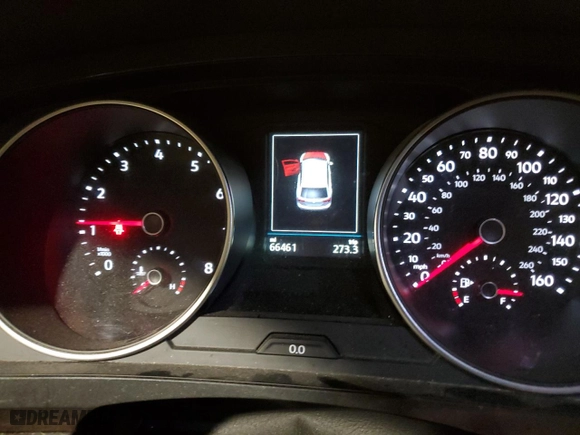2018 Volkswagen Tiguan SEL with VIN 3VV2B7AX2JM013095, listed as a Copart auction lot 47025615 with 66,461 mi miles and Salvage Title. Bid and sale history available at carsss.com. Image 9.