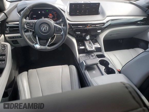2023 Acura MDX Advance с VIN 5J8YE1H89PL036400, выставлен на аукционе Copart как лот 57640345 с пробегом 29 281 миль миль и Списание • Salvage title. История ставок и продаж доступна на DreamBid. Изображение 8.