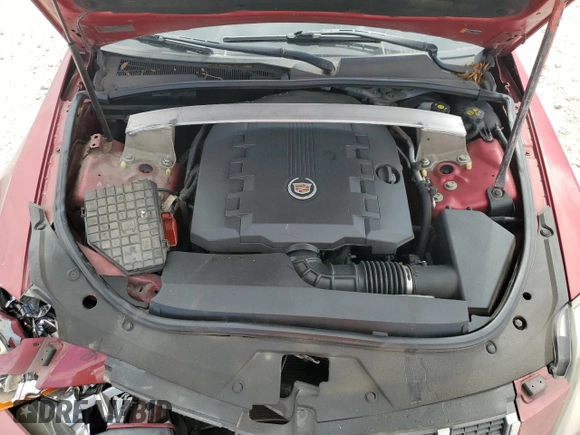 2012 Cadillac CTS Luxury with VIN 1G6DE5E56C0135964, listed as a Copart auction lot 53089505 with 114,258 mi miles and Salvage title. Bid and sale history available at DreamBid. Image 11.