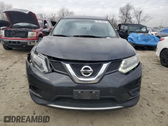 2016 Nissan Rogue S with VIN KNMAT2MT1GP683579, listed as a Copart auction lot 46114835 with 126,625 mi miles and Salvage Title. Bid and sale history available at carsss.com. Image 5.