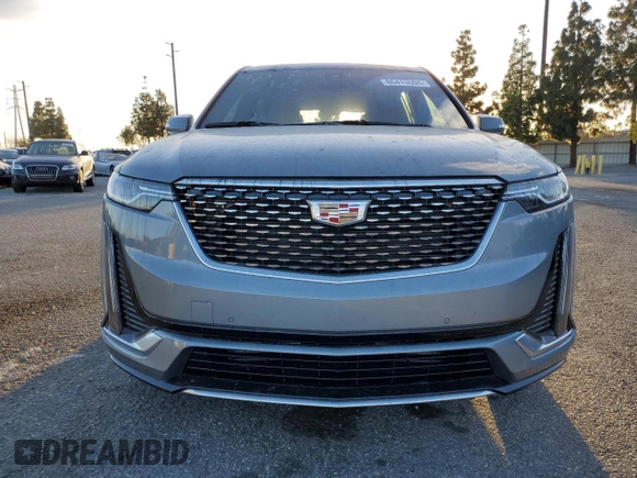 2024 Cadillac XT6 FWD Luxury with VIN 1GYKPAR40RZ744121, listed as a Copart auction lot 86413604 with 7,527 mi miles and Salvage Title. Bid and sale history available at carsss.com. Image 5.
