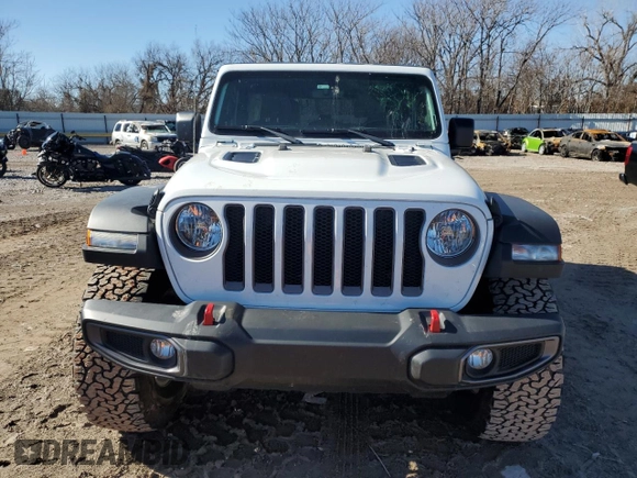 2021 Jeep Wrangler Unlimited Rubicon with VIN 1C4JJXFG7MW842870, listed as a Copart auction lot 43315785 with 21,805 mi miles and Salvage Title. Bid and sale history available at carsss.com. Image 5.