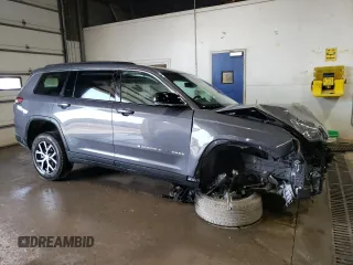 2024 Jeep Grand Cherokee Limited with VIN 1C4RJKBG9R8542707, listed as a Copart auction lot 64881255 with 6,889 mi miles and Non repairable. Bid and sale history available at DreamBid. Image 4.
