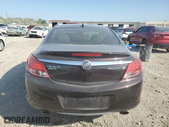 2011 Buick Regal CXL Turbo TO6 with VIN W04G05GV0B1101155, listed as a Copart auction lot 71955594 with 60,414 mi miles and Salvage Title. Bid and sale history available at carsss.com. Image 6.