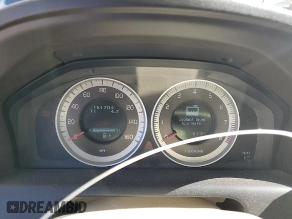 2011 Volvo XC60 3.0T with VIN YV4902DZ6B2186028, listed as a Copart auction lot 56668135 with 161,704 mi miles and Salvage title. Bid and sale history available at DreamBid. Image 9.