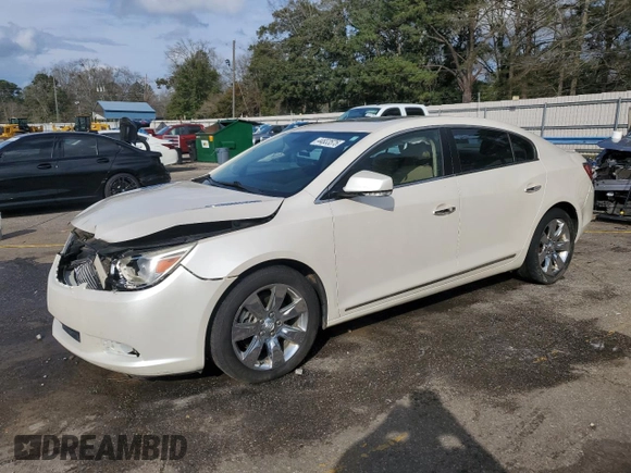 2012 Buick LaCrosse Premium 2 with VIN 1G4GF5G34CF344146, listed as a Copart auction lot 44833575 with 217,725 mi miles and Salvage Title. Bid and sale history available at carsss.com. Image 1.