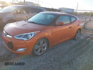 2012 Hyundai Veloster w/Black Int with VIN KMHTC6AD5CU044657, listed as a IAAI auction lot 41896892 with 115,846 mi miles and . Bid and sale history available at DreamBid. Image 2.